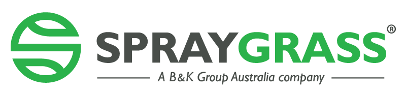 SprayGrass Primary Colour Dark Tagline
